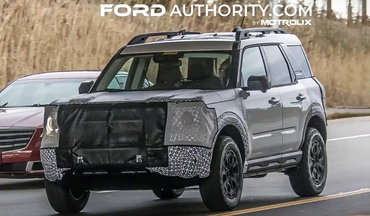 2025 Ford Bronco Sport Badlands which is typically seen on prototypes bearing styling changes as part of a mid-cycle refresh 2025 Ford Bronco Sport Badlands