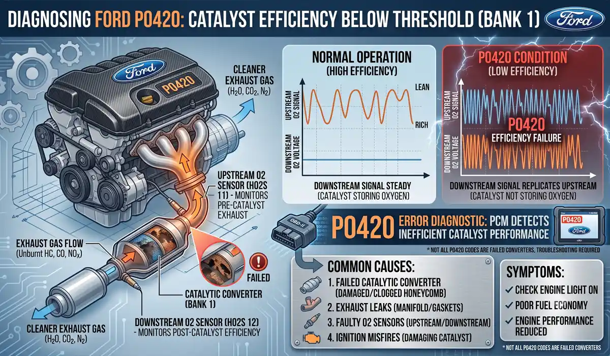 Ford P0420 Catalyst Efficiency