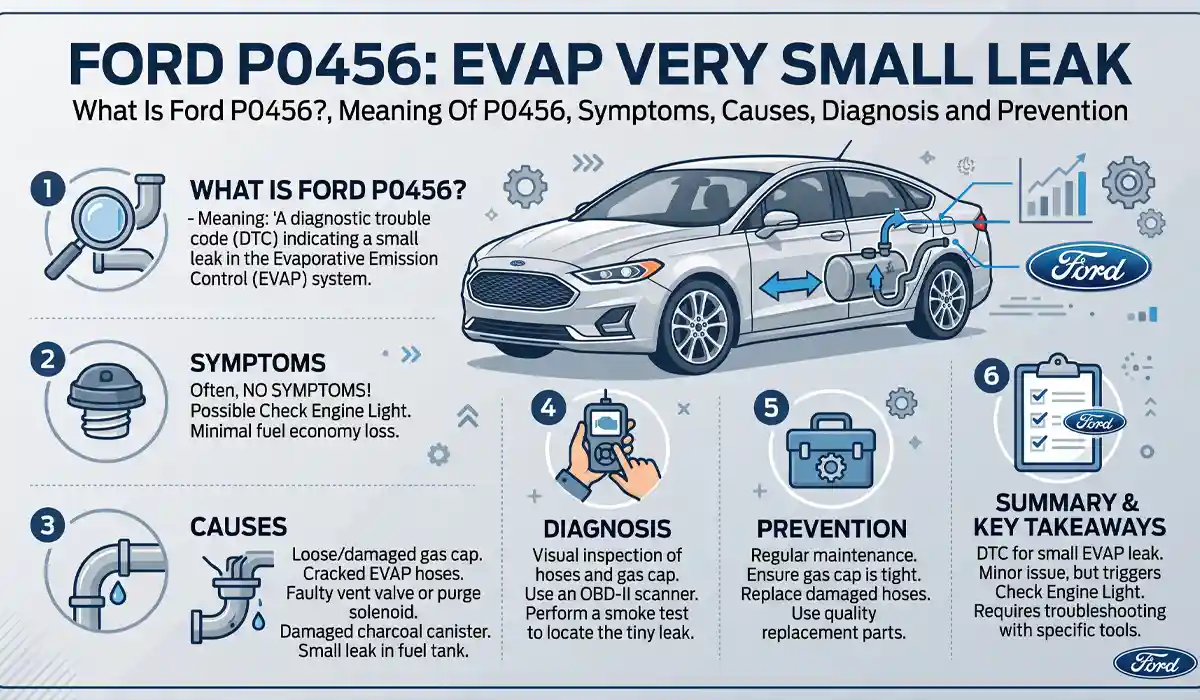 Ford P0456 EVAP Very Small Leak